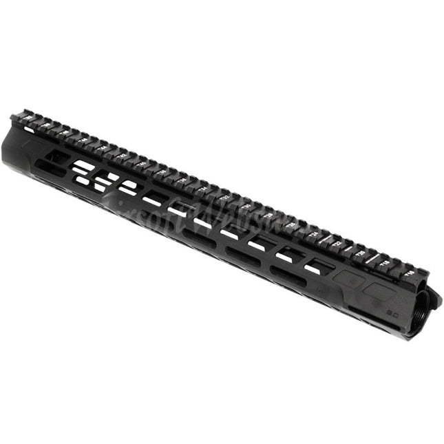 Système de rail de garde-main APS CNC 15 pouces PER Phantom 5.0 M-LOK pour fusils APS CYMA G&amp;P JG Tokyo Marui M4 M16 Series AEG Airsoft Noir