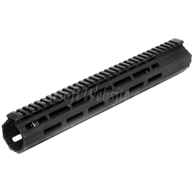 Système de rail de garde-main APS CNC 13 pouces Boar 1.0 M-LOK pour fusils APS CYMA G&amp;P JG Tokyo Marui M4 M16 Series AEG Airsoft Noir