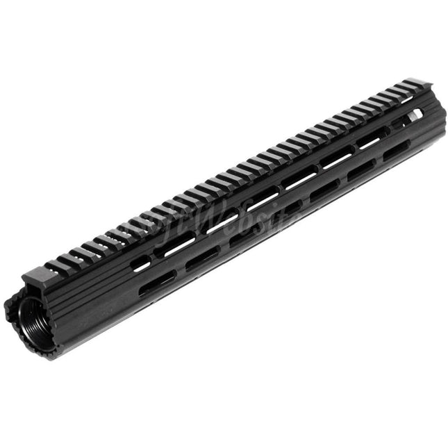 Système de rail de garde-main APS CNC 15 pouces Boar 2.0 M-LOK pour fusils APS CYMA G&amp;P JG Tokyo Marui M4 M16 Series AEG Airsoft Noir
