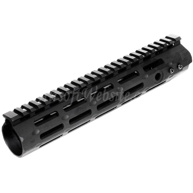 Système de rail de garde-main APS CNC 10 pouces Evolution Tech 3.0 M-LOK pour fusils APS CYMA G&amp;P JG Tokyo Marui M4 M16 Series AEG Airsoft Noir