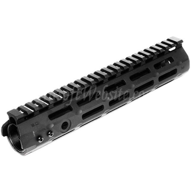 Système de rail de garde-main APS CNC 10 pouces Evolution Tech 3.0 M-LOK pour fusils APS CYMA G&amp;P JG Tokyo Marui M4 M16 Series AEG Airsoft Noir