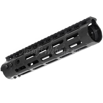 Système de rail de garde-main APS CNC 10 pouces Evolution Tech 3.0 M-LOK pour fusils APS CYMA G&amp;P JG Tokyo Marui M4 M16 Series AEG Airsoft Noir