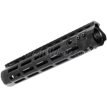 Système de rail de garde-main APS CNC 10 pouces Evolution Tech 3.0 M-LOK pour fusils APS CYMA G&amp;P JG Tokyo Marui M4 M16 Series AEG Airsoft Noir