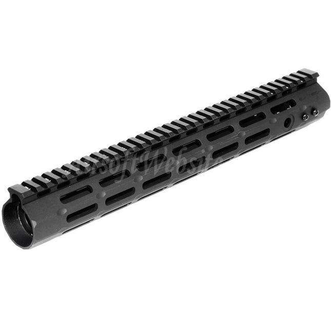 Système de rail de garde-main APS CNC 13,5 pouces Evolution Tech 4.0 M-LOK pour fusils APS CYMA G&amp;P JG Tokyo Marui M4 M16 Series AEG Airsoft Noir