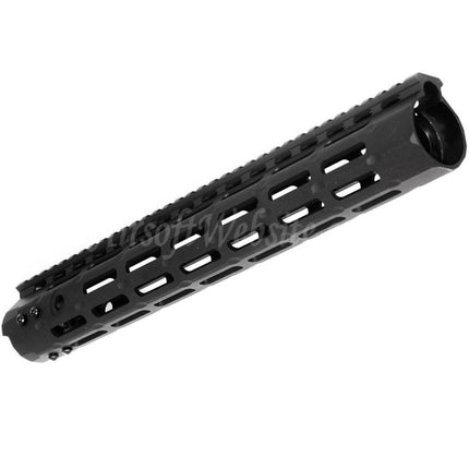 Système de rail de garde-main APS CNC 13,5 pouces Evolution Tech 4.0 M-LOK pour fusils APS CYMA G&amp;P JG Tokyo Marui M4 M16 Series AEG Airsoft Noir