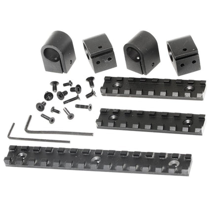 Système de rail de garde-main CYMA CNC en aluminium 326 mm pour fusils AEG CYMA Tokyo Marui série M14, noir