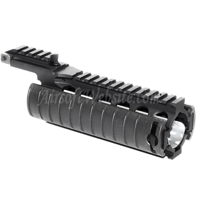 Système de rail de garde-main CYMA CNC en aluminium 210 mm RAS avec couvercle de rail pour fusils Tokyo Marui M4 M16 Series AEG / WA M4 M16 Series GBB Airsoft Noir