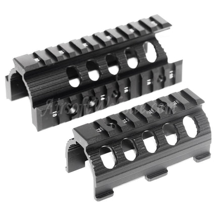 Système de rail de garde-main CYMA CNC en aluminium 135 mm pour fusils AEG Tokyo Marui D-Boys CYMA APS VFC Matrix AK74U série Airsoft noir