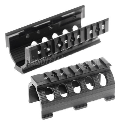 Système de rail de garde-main CYMA CNC en aluminium 135 mm pour fusils AEG Tokyo Marui D-Boys CYMA APS VFC Matrix AK74U série Airsoft noir