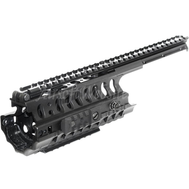 Système de rail de garde-main CYMA 328 mm SIR System RIS pour fusils AEG série M4 M16 Airsoft noir