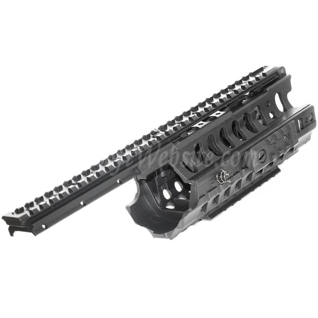 Système de rail de garde-main CYMA 328 mm SIR System RIS pour fusils AEG série M4 M16 Airsoft noir