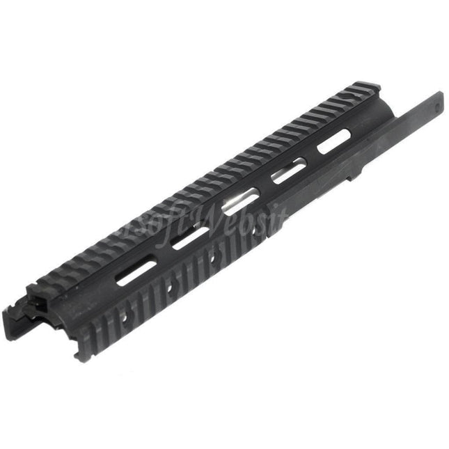 Système de rail de garde-main CYMA CNC en aluminium 370 mm RAS avec couvercle de rail pour fusils AEG CYMA Tokyo Marui G&amp;P JG M14 Series Airsoft noir
