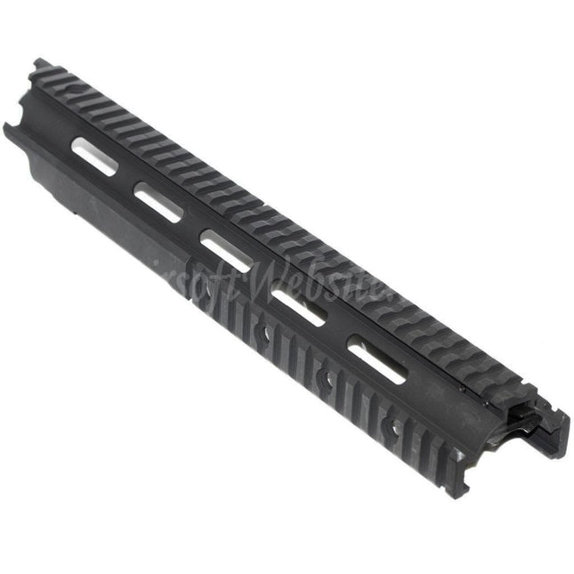 Système de rail de garde-main CYMA CNC en aluminium 370 mm RAS avec couvercle de rail pour fusils AEG CYMA Tokyo Marui G&amp;P JG M14 Series Airsoft noir