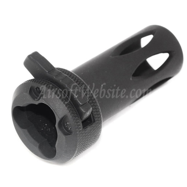 CYMA Metall QD Flash Hider Für CM041 CM049 MP5 Serie AEG Gewehre Airsoft Schwarz