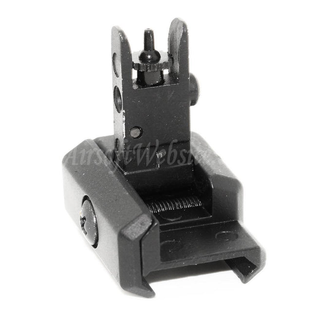 Site web Airsoft : Viseur avant tactique rabattable MP7 pour rail RIS RAS standard de 20 mm