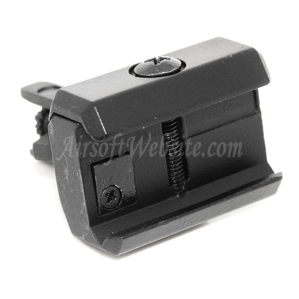 Site web Airsoft : Viseur avant tactique rabattable MP7 pour rail RIS RAS standard de 20 mm