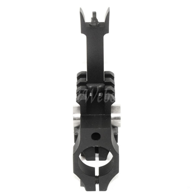 Site web Airsoft : Viseur avant rabattable en métal de style Vltor, rail de 20 mm, type B, pour fusils AEG M4 et M16