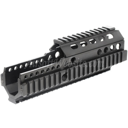 Site web Airsoft, système de rail de garde-main à 4 côtés en aluminium CNC de 225 mm (9 pouces) pour fusils AEG ARMY G&amp;G L85 R85, noir