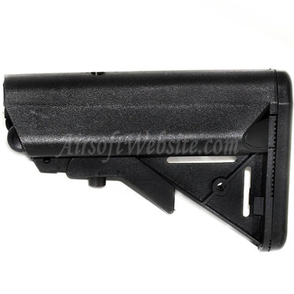 E&C Polymer MK18 MOD 0 LMT Crane Stock For Tokyo Marui M4 M16 Series AEG Rifles Airsoft Black