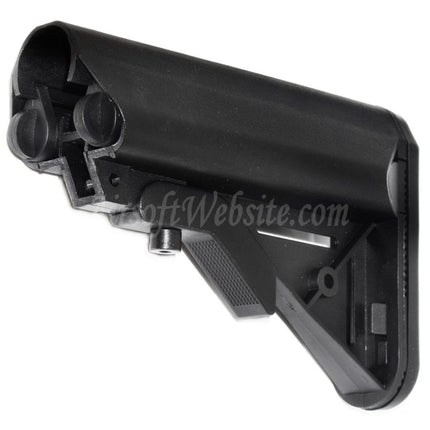 E&C Polymer MK18 MOD 0 LMT Crane Stock For Tokyo Marui M4 M16 Series AEG Rifles Airsoft Black