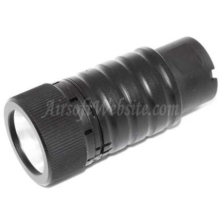 Cache-flamme CYMA réglable pour fusils AK74 à filetage antihoraire -14 mm CCW, noir