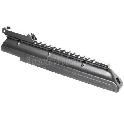 CYMA Upper Receiver Cover with 20mm Tactical Rail Rear Sight For D-Boys JG Jing Gong Golden Eagle CYMA Tokyo Marui AKS74U Series AEG Rifles Airsoft Black