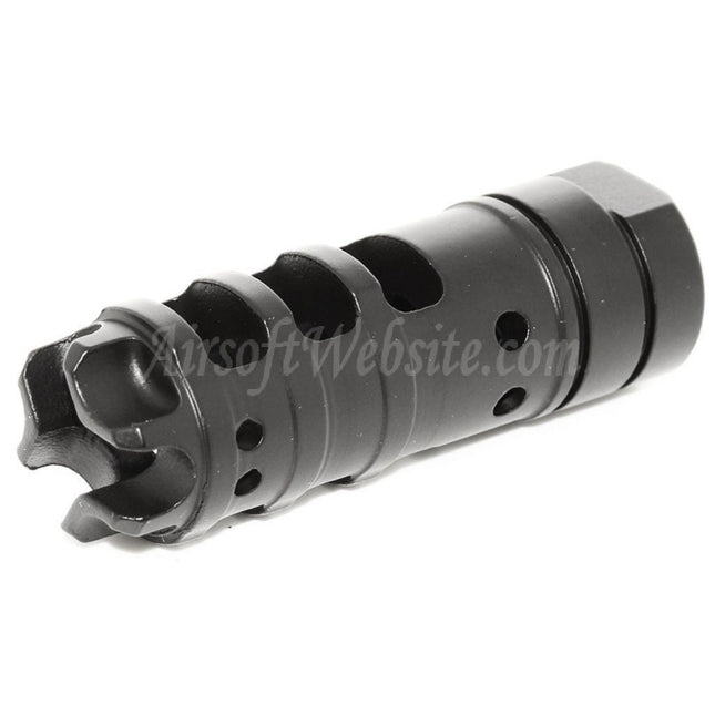 Airsoft Website 68mm Dragon AK Style Metal Muzzle Brake Flash Hider For -14mm CCW Counter-Clockwise Thread Barrel Rifles Black