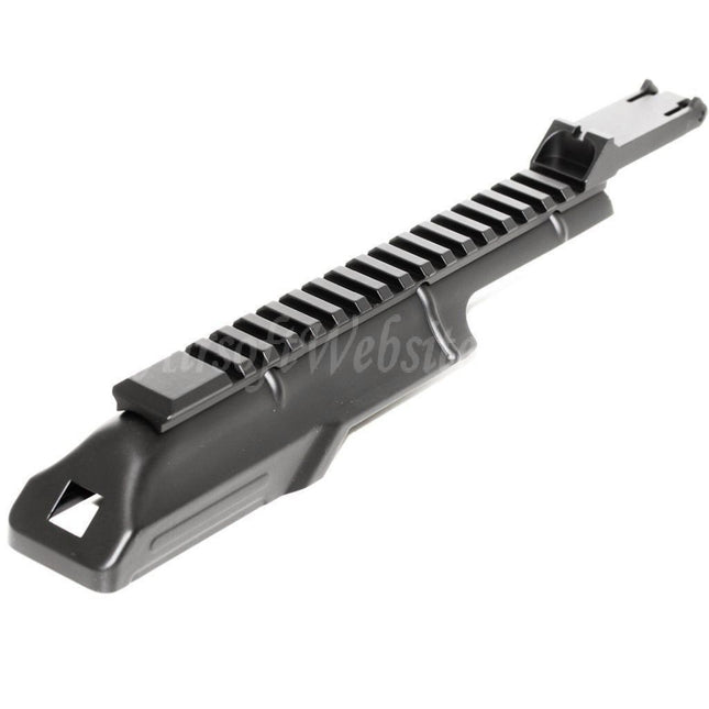 Couvercle de récepteur supérieur CYMA avec viseur arrière à rail tactique de 20 mm pour fusils AEG D-Boys Jing Gong JG Golden Eagle CYMA Tokyo Marui série AK47 Airsoft noir