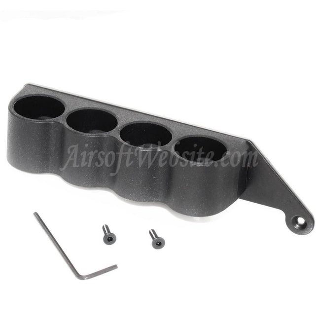 CYMA 4 Shells Holder Metal Carrier For CYMA Tokyo Marui M870 Shotgun Airsoft