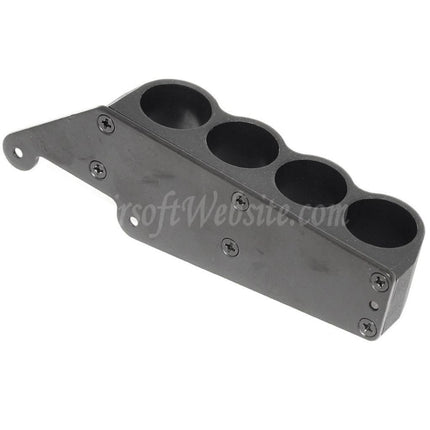 CYMA 4 Shells Holder Metal Carrier For CYMA Tokyo Marui M870 Shotgun Airsoft