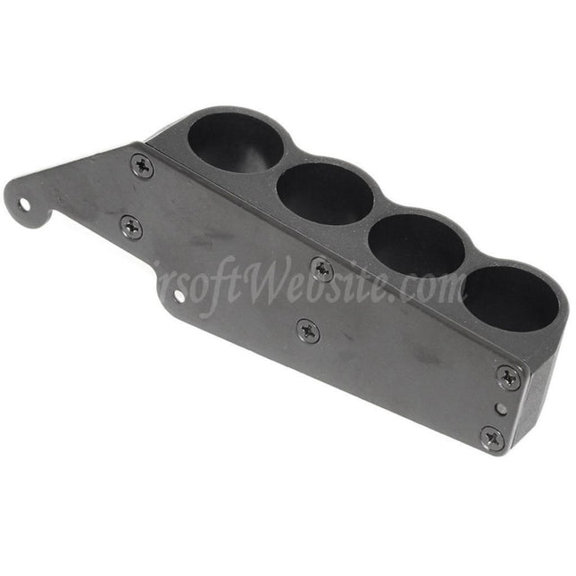 CYMA 4 Shells Holder Metal Carrier For CYMA Tokyo Marui M870 Shotgun Airsoft