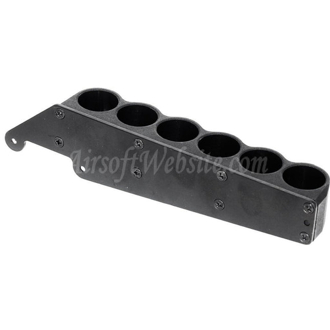 CYMA 6 Shells Holder Metal Carrier For CYMA Tokyo Marui M870 Shotgun Airsoft