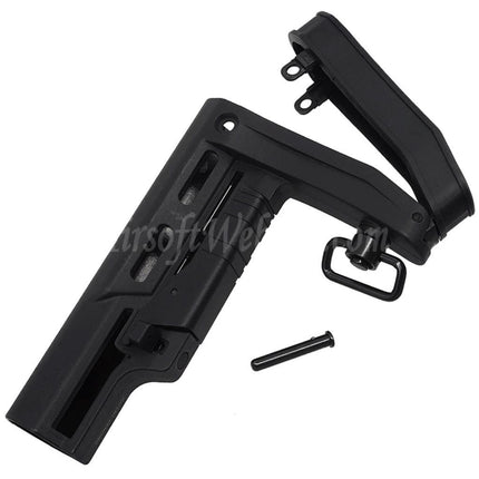 APS RS-2 Retractable Stock For M4 M16 Series AEG Rifles Airsoft Black