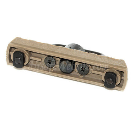 APS 7-Slots MIL-STD 1913 Rail M-LOK Rail Segment Plate with QD Sling Swivel