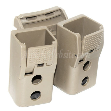 APS Quantum Mechanics Lockable Double Magazine Pouch For G17 / G18C / G19 / G22 / G23 / G24 / G34 / G35 G-Series GBB Magazine