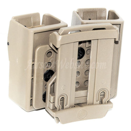 APS Quantum Mechanics Lockable Double Magazine Pouch For G17 / G18C / G19 / G22 / G23 / G24 / G34 / G35 G-Series GBB Magazine