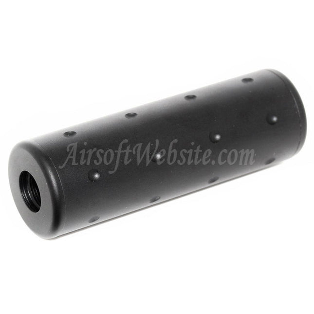 5KU 102mm Aluminium Stubby Suppressor Silencer Barrel Extension Tube For -14mm CCW Counter-Clockwise Thread Barrel Rifles Airsoft Black