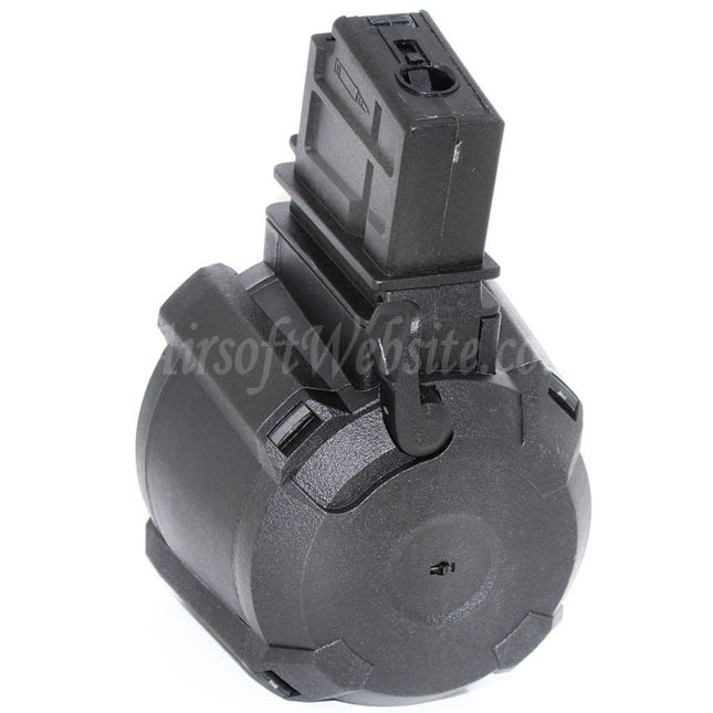 BATTLEAXE 1400rd Sound Control Electric Drum Magazine For G36 Series AEG Rifles Airsoft