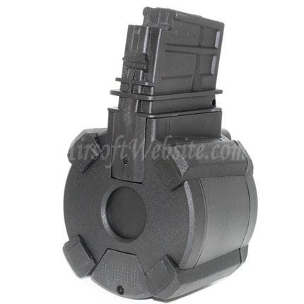 BATTLEAXE 1400rd Sound Control Electric Drum Magazine For G36 Series AEG Rifles Airsoft