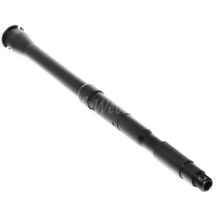 5KU 14.5" Aluminium One Piece Outer Barrel -14mm CCW Thread For WA M4 Series GBB Rifles Airsoft Black