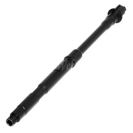 CYMA 280mm 14.5" Aluminium M4A1 One Piece Outer Barrel -14mm CCW Thread For Tokyo Marui M4 Series AEG Rifles Airsoft Black