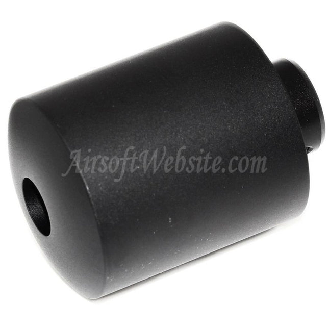 Airsoft Website 48mm/55mm Metal Muzzle Brake Flash Hider For -14mm CCW Counter-Clockwise Thread Barrel Rifles Airsoft Black