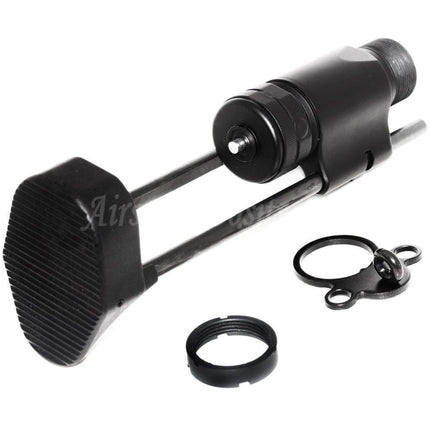 Airsoft Website 3-Position Stinger Tanker Retractable Stock For M4 M16 HK416 HK416C AEG Rifles Black