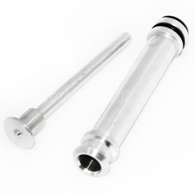Guide-ressort de piston métallique DOUBLE BELL pour fusils de précision BAR-10 VSR-10 Airsoft Argent