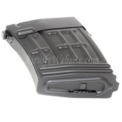 Chargeur CYMA 120 coups Hi-Cap pour fusils AEG S&amp;T RS CYMA Tokyo Marui série SVD Airsoft Noir