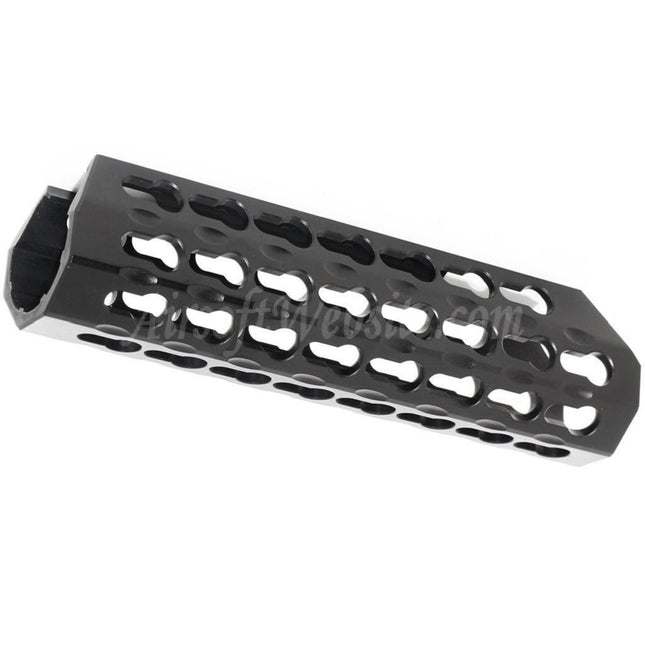 Airsoft Website 183mm Keymod RAS Forend Handguard For CYMA Tokyo Marui M870 Shotgun Airsoft Black