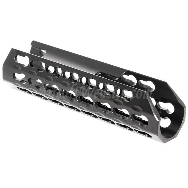 Airsoft Website 183mm Keymod RAS Forend Handguard For CYMA Tokyo Marui M870 Shotgun Airsoft Black