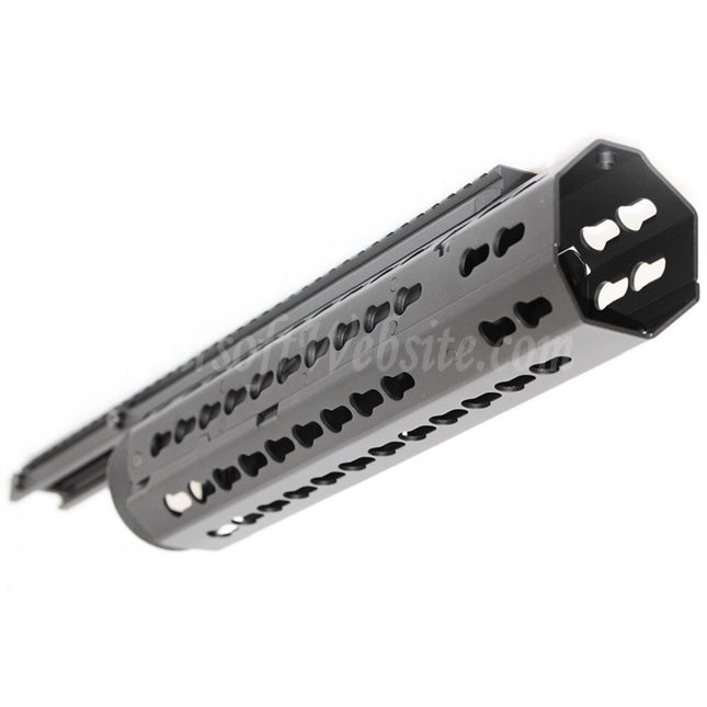 Système de rail de garde-main modulaire CYMA Keymod pour fusils AEG CYMA CM079 Tokyo Marui série M4 Airsoft noir