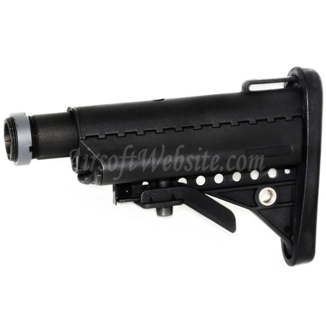 Crosse E&amp;C 5 positions MOD Crane VT pour fusils AEG séries M4 et M16 Airsoft