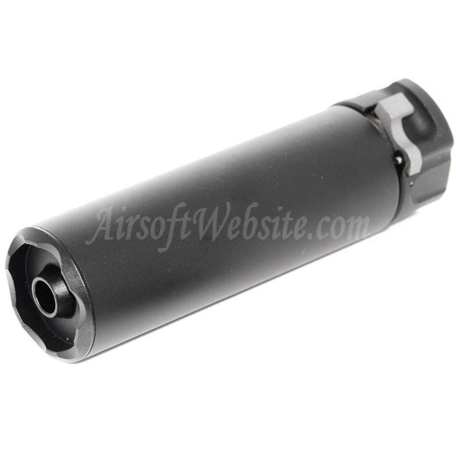Silencieux 5KU 133 mm SOCOM556 Mini-2 RC avec cache-flamme pour fusils à canon fileté antihoraire -14 mm CCW Airsoft